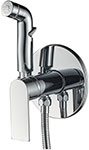 Гигиенический душ со смесителем Haiba HB55505 хром гигиенический душ со смесителем haiba hb5510 4 бронза