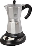 Кофеварка гейзерная Endever Costa-1010 серебристый/черный (70108) электрическая гейзерная кофеварка rommelsbacher ekо 366 e серебристая