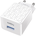

Сетевое зарядное устройство Nobby Practic 1USB 1.2А NBP-TC-12-02 белый
