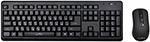 Клавиатура мышь Oklick 270M клав:черный мышь:черный USB беспроводная беспроводная компьютерная мышь ugreen mu006 2 4g 4000dpi без батарейки аа 90545