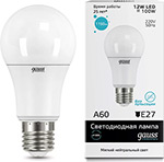 

Лампа GAUSS LED Elementary A60 12W E27 1150lm 4100K упаковка 10шт