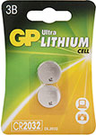 

Дисковые элементы питания GP Lithium Cell 2 шт. CR2032E-7CR2 20/400