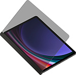 Чехол-крышка Samsung Privacy Screen для Galaxy Tab S9+, поликарбонат, черный (EF-NX812PBEGRU) чехол samsung для samsung galaxy tab s9 privacy screen поликарбонат ef nx812pbegru