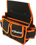 Сумка для инструментов Sturm на пояс, черный/оранжевый (TBP002) сумка на пояс putin team 32 x 8 x 15 cм отд на молнии голубая
