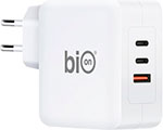 Сетевое зарядное устройство Bion GaN USB-A + USB-C, белый (BXP-GAN-PD-A2C-100W) сетевое зарядное устройство digma dgw2c 3a pd белый dgw2c0f010wh
