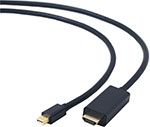Кабель Bion DisplayPort mini-HDMI 20M/19M, 1.8 м (BXP-CC-mDP-HDMI-018) кабель bion hdmi v1 4 19m 19m 3d 4k uhd 1 м bxp cc hdmi4 010