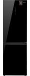 

Двухкамерный холодильник Weissgauff WRK 185 Total NoFrost Inverter Black Glass, Черный