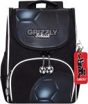 

Ранец Grizzly анатомическая спинка, с мешком для обуви, BALL (RAm-485-5/1), Черный