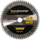 Диск пильный по дереву Hanskonner H9022-255-30-60, 255x30 мм, 60 зубьев