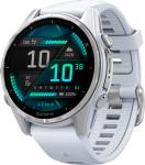 

Смарт-часы Garmin Fenix 8 AMOLED, серебристый, белый, 43 мм
