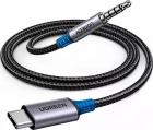 

Кабель Ugreen CM734 (35056) USB-C to 3.5 mm, 1 метр, серый