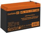 

Батарея для ИБП ExeGate HRL 12-7.2 (12V, 7.2Ah, 1227W, клеммы F2), EX285658RUS, Черный