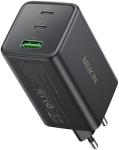 

Адаптер питания Mokin MOWG1101, Type C x 2, USB A, Black, Черный