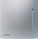 Вытяжной вентилятор Soler & Palau SILENT-200 CHZ DESIGN-3C (серебро) 03-0103-133 - фото 1
