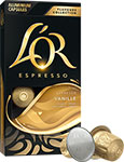 Кофе капсульный Nespresso L'OR Espresso Vanilla 10х5,2г кофе капсульный jacobs espresso 7 classico