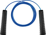 Скакалка  Bradex с металлическим шнуром, для фитнеса, 3 метра, синяя скакалка ная 3 метра микс