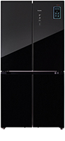 Многокамерный холодильник Tesler RCD-545I BLACK GLASS холодильник tesler rcd 545i