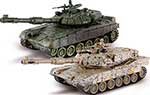 

Танковый бой Crossbot р/у 1:24 Т-90 (Россия) - Abrams M1A2 (США) аккум. 870623