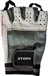 Перчатки для фитнеса Atemi AFG02L  черно-белые  размер L