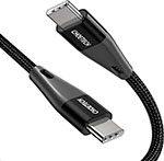 фото Кабель choetech usb c pd, 60 вт, черный, 1.2 м (xcc-1003)