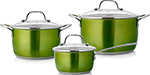 

Набор посуды Esprado Emerald 6 пр. нерж. сталь