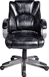 Кресло Brabix Eldorado EX-504, экокожа, черное, 530874