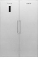 Холодильник Side by Side Scandilux SBS 711 Y02 W (FS 711 Y02 W + R 711 Y02 W SBS kit) панель ящика для морозильной камеры холодильника атлант минск 774142101000