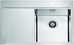Кухонная мойка Alveus PURE 40R KMB 90 790X5251X правая в комплекте с сифоном 1127252 (1103651)