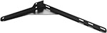 фото Кронштейн к умывальнику санта универсальный, боковой, правый (для умывальника юпитер), черный (900139)