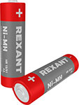 Аккумулятор Rexant Ni-MH AA, 1.2V, 1900 мАч, пальчик, блистер, 2 штуки аккумулятор aaa perfeo 550mah 2 штуки pf aaa550 2bl pl