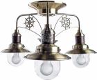 

Люстра потолочная Arte Lamp A4524PL-3AB античная бронза, Бронзовый/прозрачный