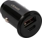 

АЗУ Usams US-CC086 C12, USB+Type-C, QC4.0+PD3.0, черный (CC86TC01)