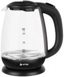 

Чайник электрический Vitek VT-7058, 1.7 л, 2200 Вт, стекло, Черный/прозрачный