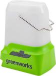 LED-фонарь светильник Greenworks G24LA500, 24V макс., 500 лм, 1хUSB-C, 1xUSB-A, скоба, без АКБ и ЗУ (3501007)