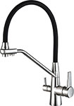 

Смеситель для кухни Zorg SH 903-6 CR, Хром/черный