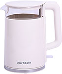 Чайник электрический Oursson EK1732W/IV (Слоновая кость) чайник электрический oursson ek1732w sp сладкая слива