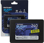Накопитель SSD Patriot Memory 2.5 Burst Elite 240 Гб SATA III (PBE240GS25SSDR) ssd накопитель patriot memory 2 5 p220 128 гб sata iii p220s128g25