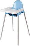 Стульчик для кормления Lats голубой стульчик для кормления lats голубой книга в подарок