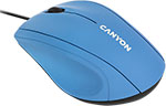 

Проводная оптическая мышь Canyon M-05 1000 DPI прорезиненное покрытие голубой CNE-CMS05BX