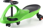 Машинка детская с полиуретановыми колесами Bradex «БИБИКАР» зеленая DE 0042
