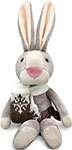 Мягкая игрушка BudiBasa Кролик Вэнс 16 см многоцветный Bs16-009