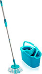Комплект для уборки Leifheit Clean Twist Disc Mop Ergo 52101: швабра + ведро с механизмом отжима ведро для мытья окон leifheit