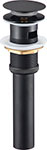 Донный клапан  Savol S-XS001H с переливом донный клапан aquame click clack brushed gold aqm7003bg