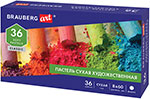 Пастель сухая художественная Brauberg ART CLASSIC 36 цветов, круглое сечение (181455) полимерная запекаемая глина brauberg 12 цветов по 20 г в пакете art classic 271162