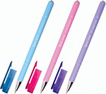 Ручка шариковая Brauberg FRUITY Pastel, синяя, комплект 12 штук, 0,35 мм (880165) ручка шариковая brauberg extra glide gt tone orange синяя выгодный комплект 12 штук 0 35 мм 880179
