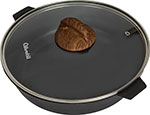Жаровня Olivetti ISP128L (28 см), стеклянная крышка круглая жаровня royalgrill
