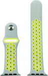 фото Ремешок для часов eva для apple watch 42mm серый/желтый (awa012wy)