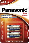

Батарейка Panasonic AAA Pro Power в блистере 4шт (LR03XEG/4BP)