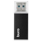 Устройство чтения карт памяти Buro USB2.0 BU-CR-3104 черный устройство чтения карт памяти usb2 3 buro bu cr 2102 белый