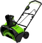 

Снегоуборщик аккумуляторный Greenworks 60V, 51 см, бесщеточный, без АКБ и ЗУ (2602907)